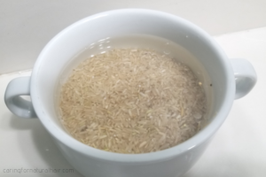 how to make rice water for natural hair